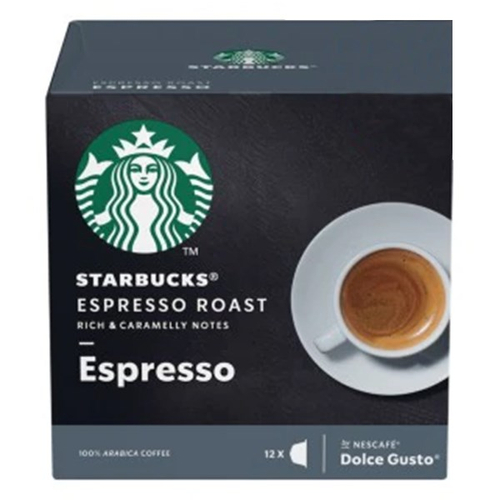 Kávékapszula STARBUCKS by Nescafé Dolce Gusto Espresso Roast 12 kapszula/doboz